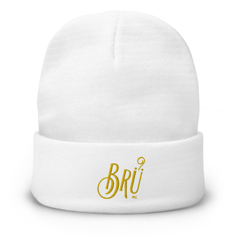 Embroidered Beanie
